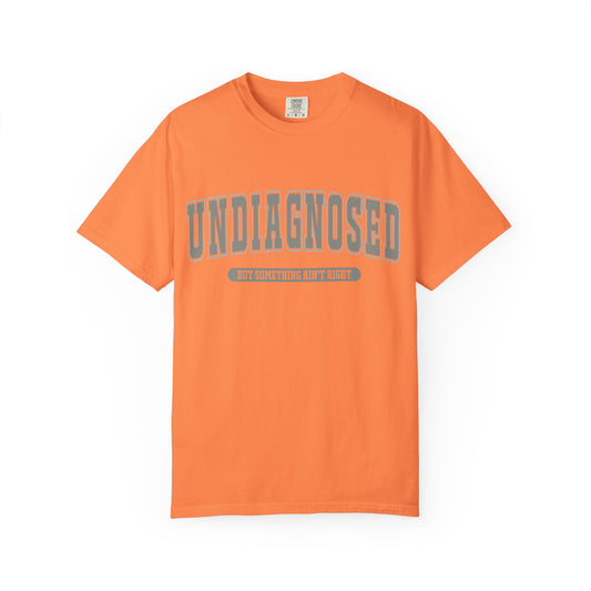 Unisex Garment-Dyed T-shirt - Undiagnosed & Unique Style for Mental Health Awareness